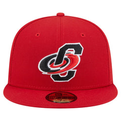 NHL Carolina Hurricanes New Era Deceptor 59FIFTY Fitted Hat - Red