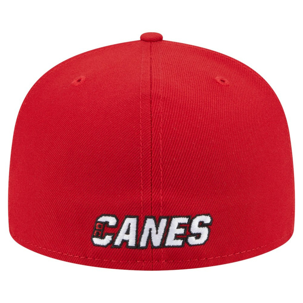 NHL Carolina Hurricanes New Era Deceptor 59FIFTY Fitted Hat - Red