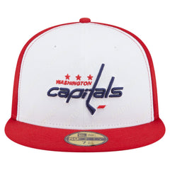 NHL Washington Capitals New Era Repeat Two-Tone 59FIFTY Fitted Hat - White/Red