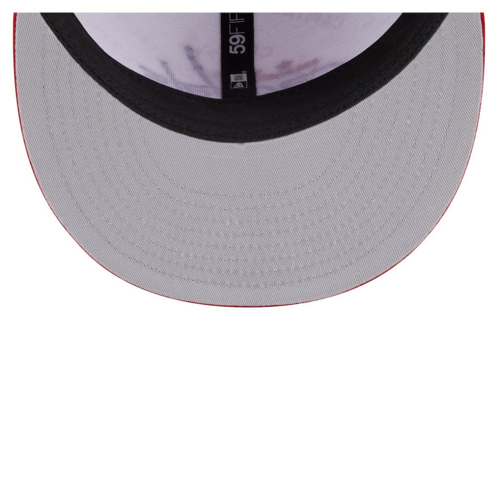 NHL Washington Capitals New Era Repeat Two-Tone 59FIFTY Fitted Hat - White/Red