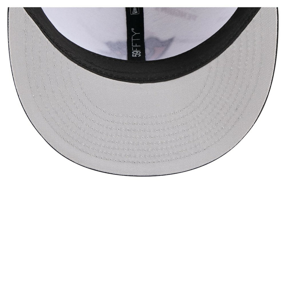 NHL Pittsburgh Penguins New Era Repeat Two-Tone 59FIFTY Fitted Hat - White/Black