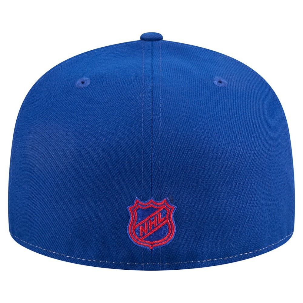 NHL New York Rangers New Era Repeat Two-Tone 59FIFTY Fitted Hat - White/Blue