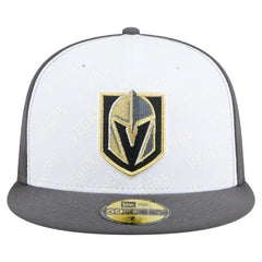 NHL Vegas Golden Knights New Era Repeat Two-Tone 59FIFTY Fitted Hat - White/Gray