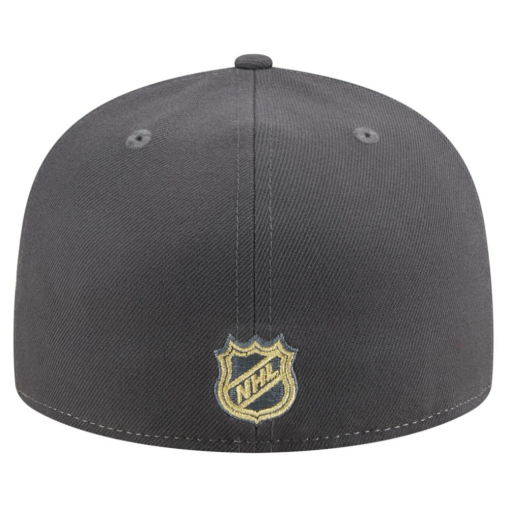 NHL Vegas Golden Knights New Era Repeat Two-Tone 59FIFTY Fitted Hat - White/Gray