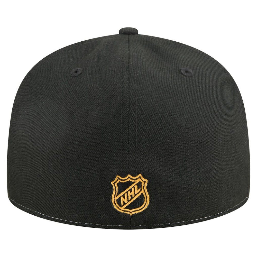 NHL Boston Bruins New Era Repeat Two-Tone 59FIFTY Fitted Hat - White/Black