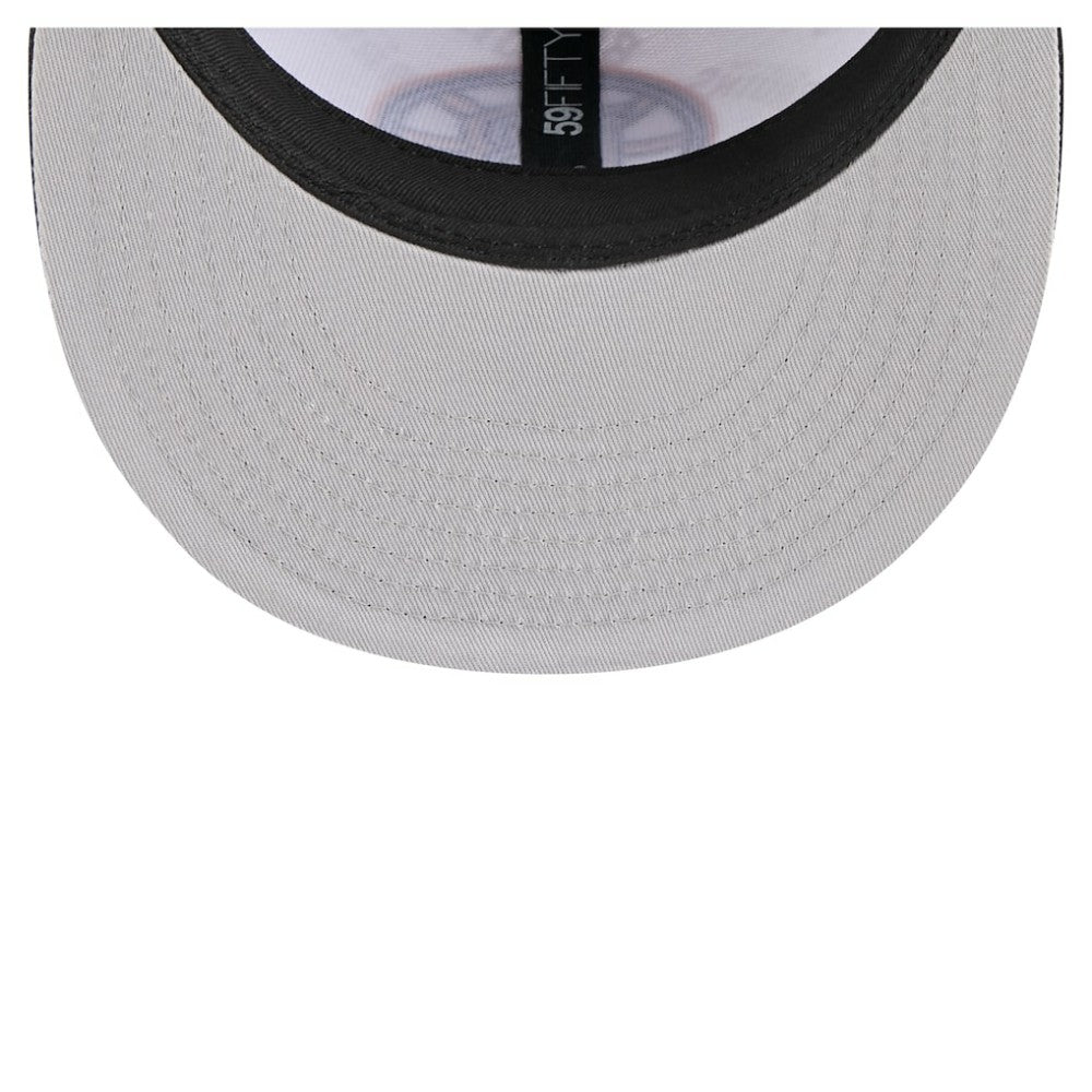 NHL Boston Bruins New Era Repeat Two-Tone 59FIFTY Fitted Hat - White/Black