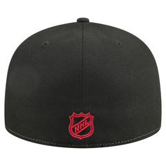 NHL Chicago Blackhawks New Era Repeat Two-Tone 59FIFTY Fitted Hat - White/Black
