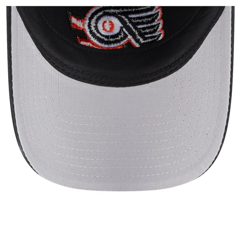 NHL Philadelphia Flyers New Era Deceptor 9TWENTY Adjustable Hat - Black