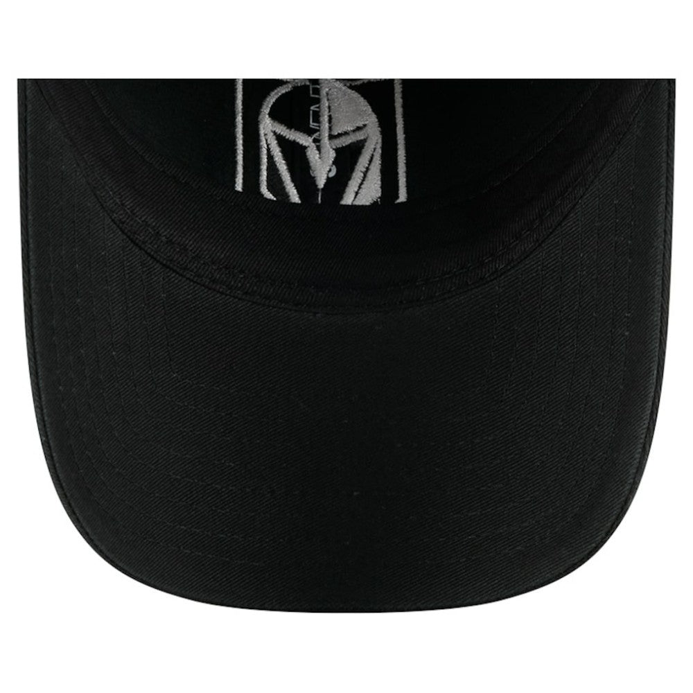 NHL Vegas Golden Knights New Era Stamp Fabric Applique 9TWENTY Adjustable Hat - Black