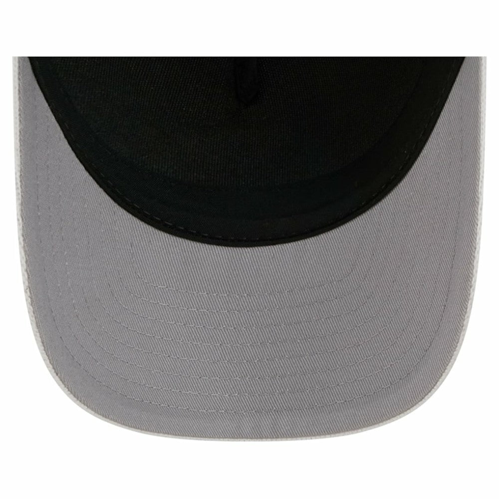 NHL Chicago Blackhawks New Era Hockey Sock 9FORTY A-Frame M-Crown Adjustable Trucker Hat - White/Red
