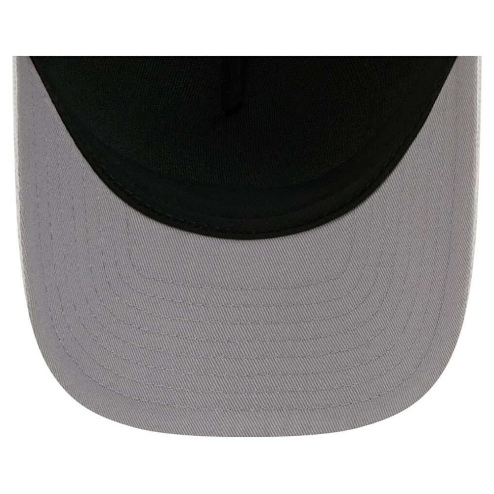 NHL Detroit Red Wings New Era Hockey Sock 9FORTY A-Frame M-Crown Adjustable Trucker Hat - White/Red
