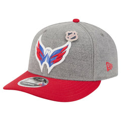 NHL Washington Capitals New Era Wool Pin Low Profile 9FIFTY Snapback Hat - Gray/Red