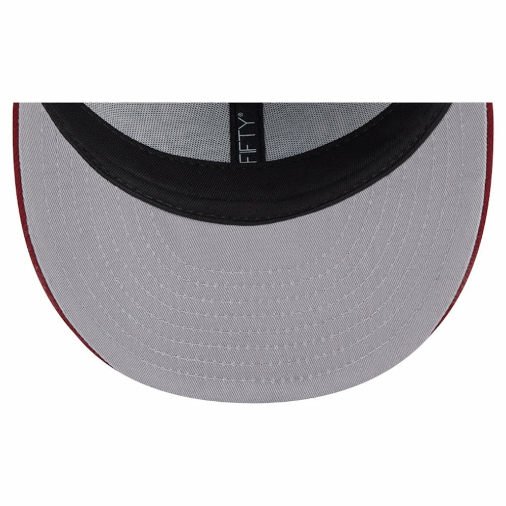 NHL Colorado Avalanche New Era Wool Pin Low Profile 9FIFTY Snapback Hat - Gray/Burgundy