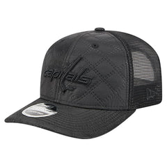NHL Washington Capitals New Era Quilted Nylon 9SEVENTY Adjustable Trucker Hat - Black