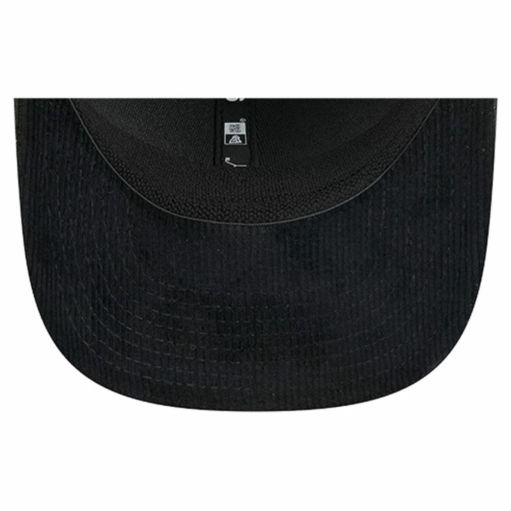 NHL Pittsburgh Penguins New Era Quilted Nylon 9SEVENTY Adjustable Trucker Hat - Black