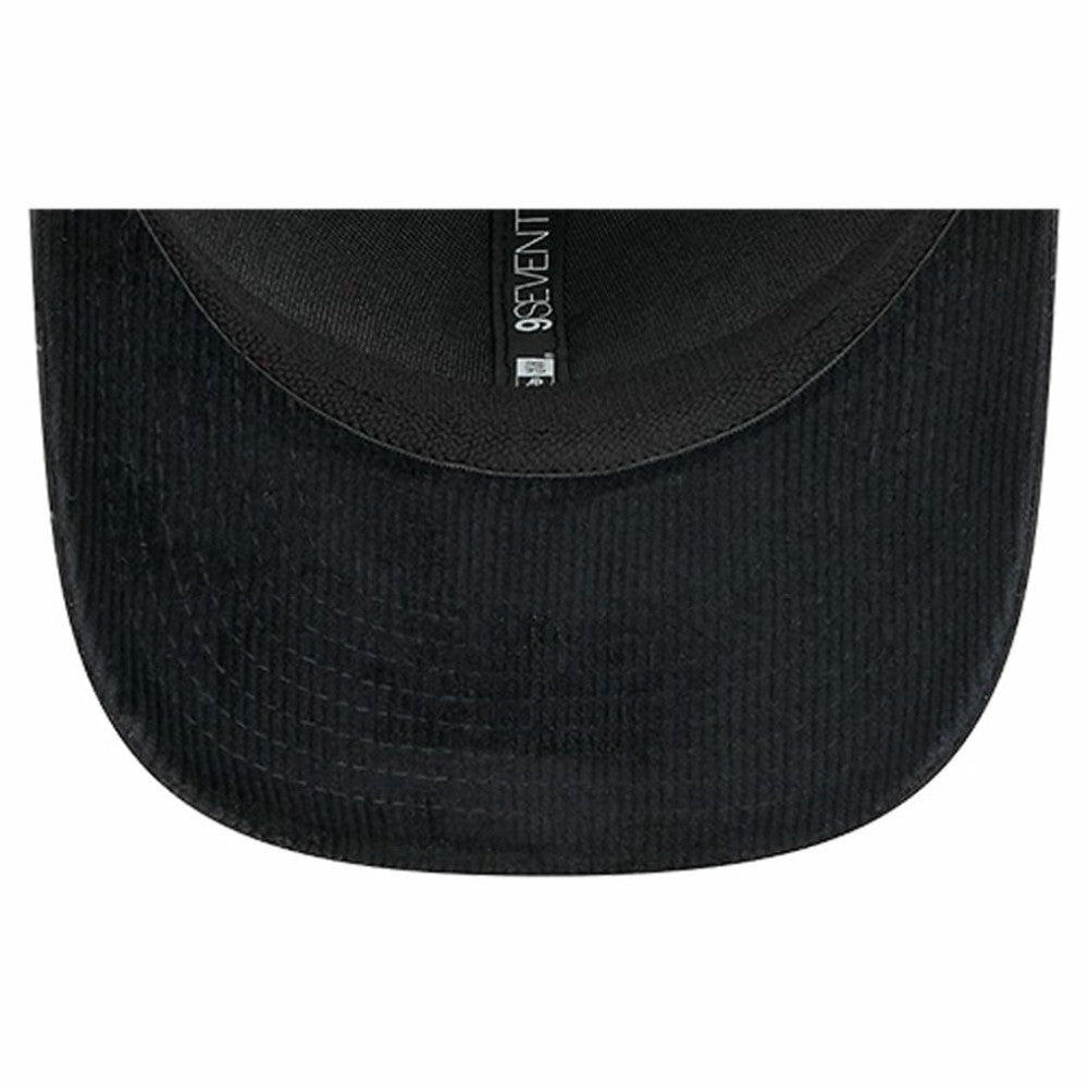 NHL San Jose Sharks New Era Quilted Nylon 9SEVENTY Adjustable Trucker Hat - Black