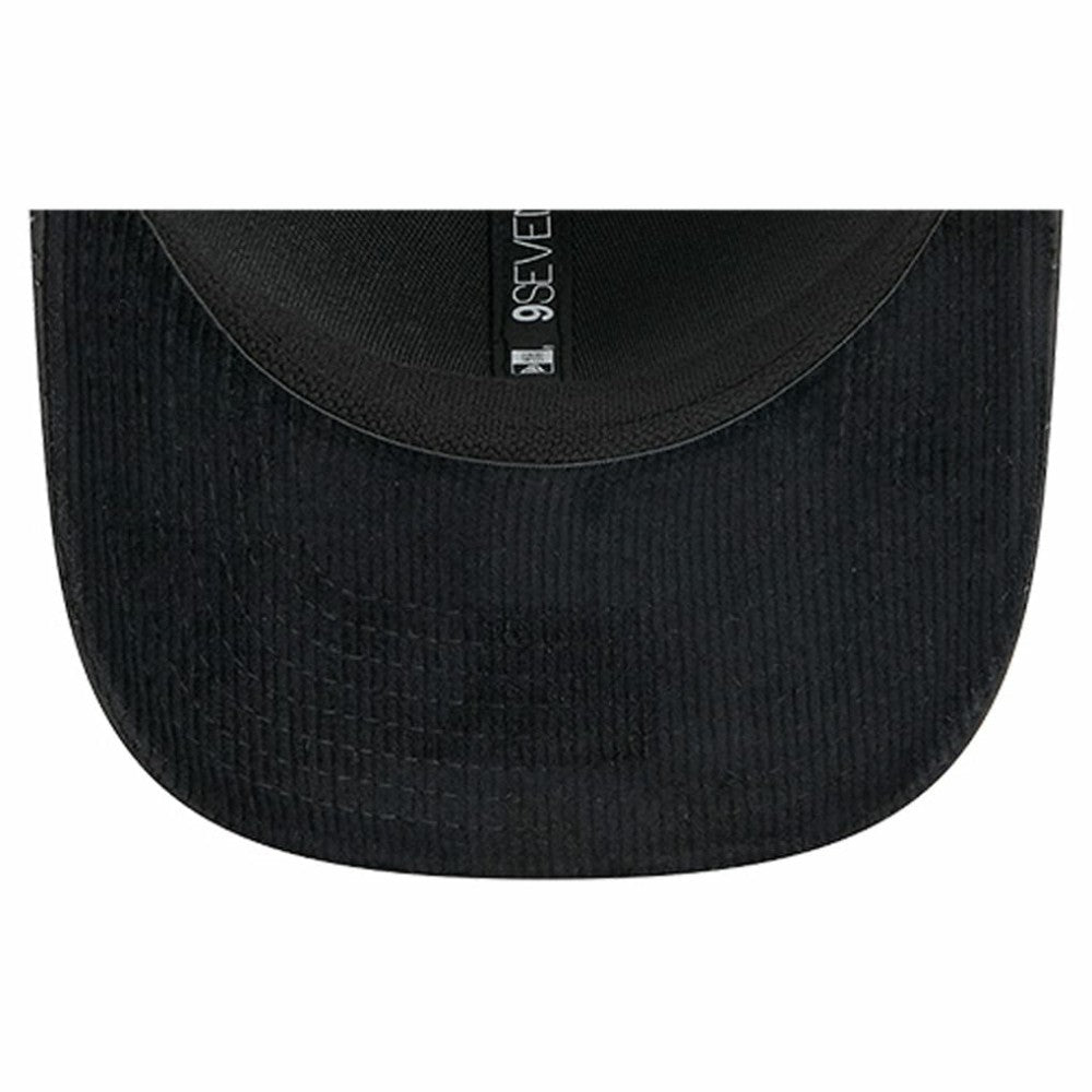 NHL Vegas Golden Knights New Era Quilted Nylon 9SEVENTY Adjustable Trucker Hat - Black