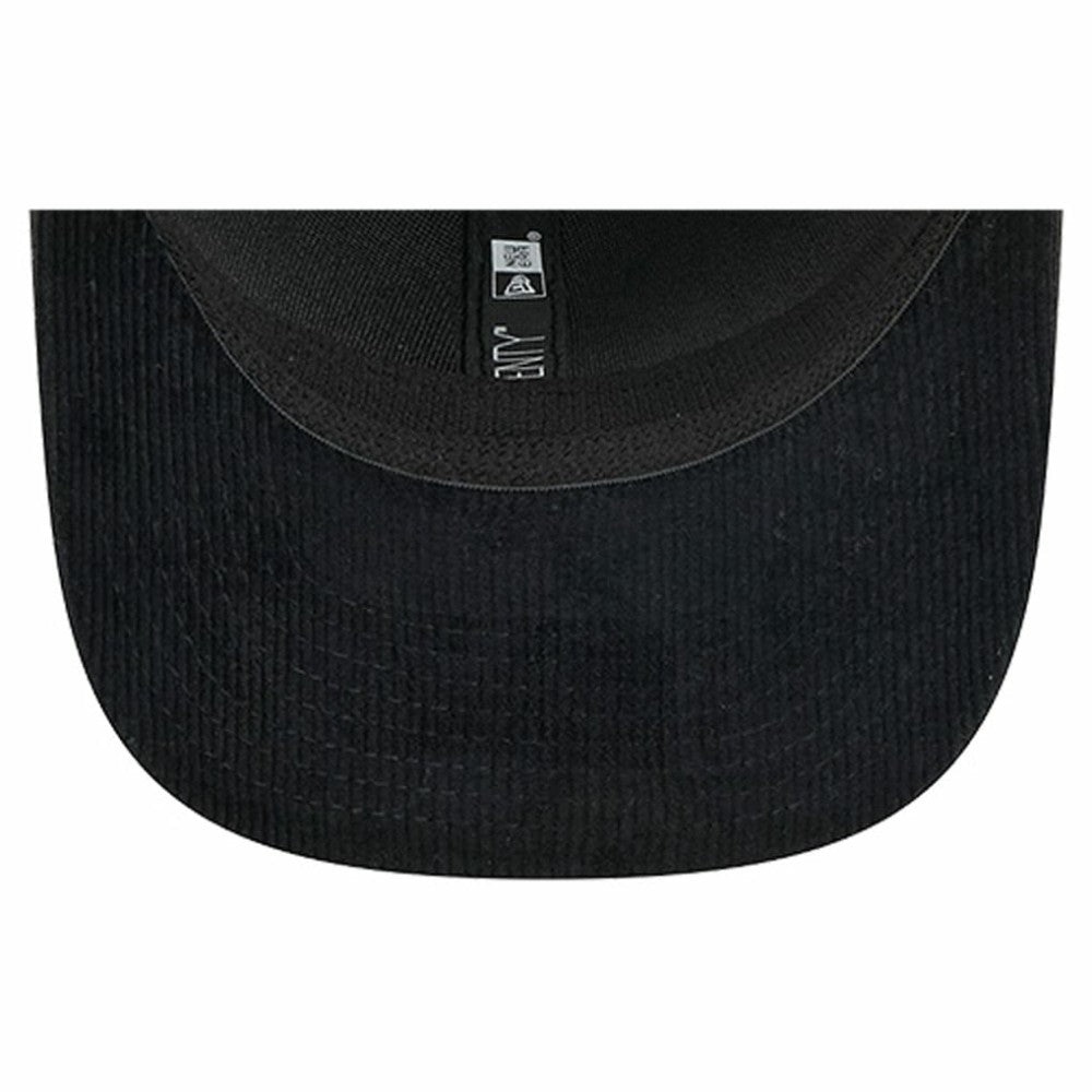 NHL Boston Bruins New Era Quilted Nylon 9SEVENTY Adjustable Trucker Hat - Black