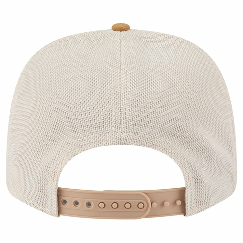 NHL New Jersey Devils New Era Two-Tone Trucker 9SEVENTY Stretch Snap Adjustable Hat - Tan/Light Brown