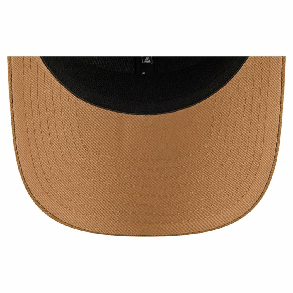 NHL New Jersey Devils New Era Two-Tone Trucker 9SEVENTY Stretch Snap Adjustable Hat - Tan/Light Brown