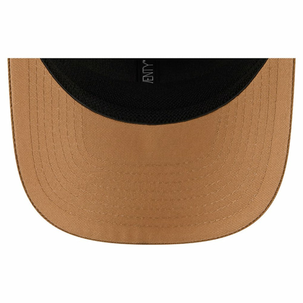 NHL Pittsburgh Penguins New Era Two-Tone Trucker 9SEVENTY Stretch Snap Adjustable Hat - Tan/Light Brown