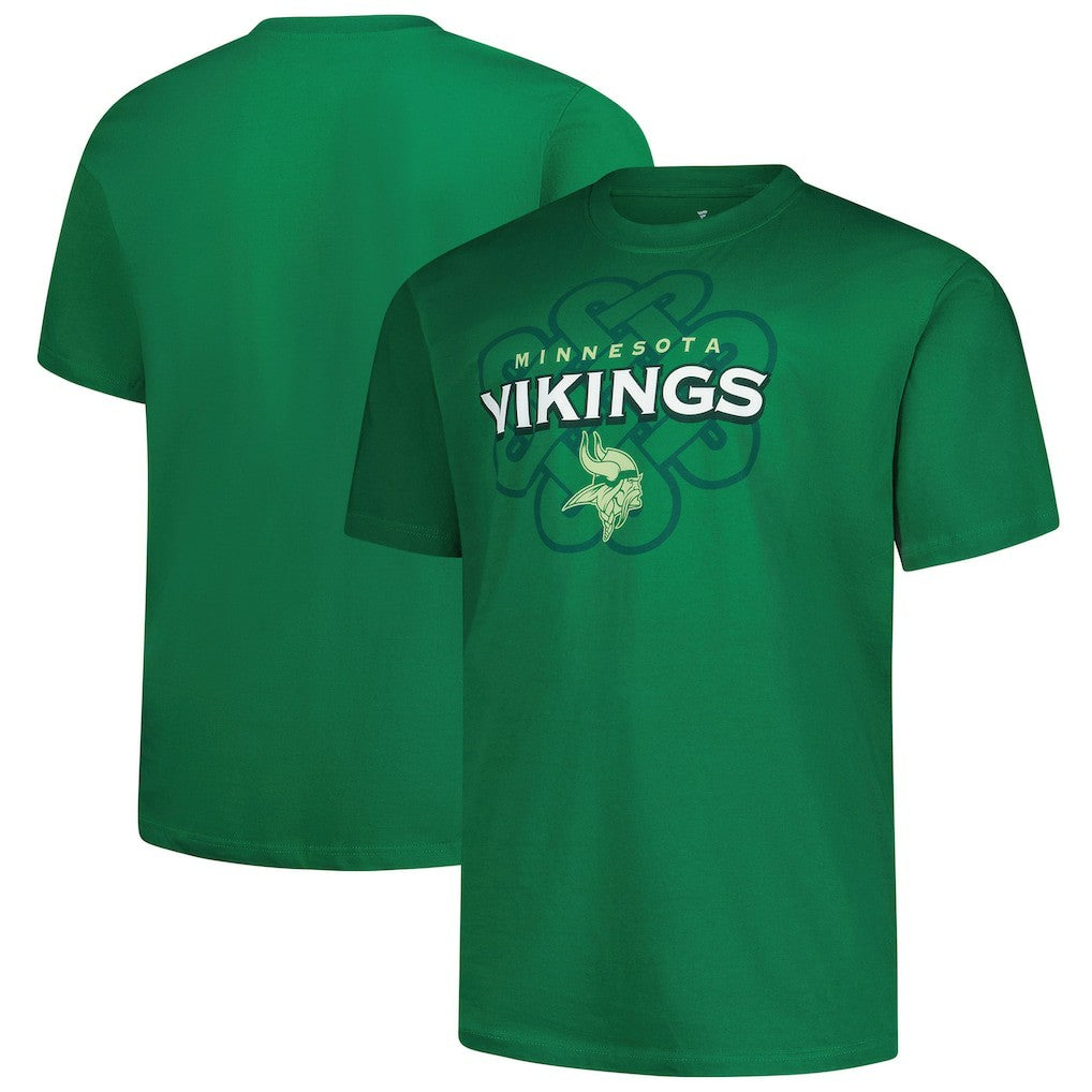 Minnesota Vikings Big & Tall Celtic T-Shirt Kelly Green