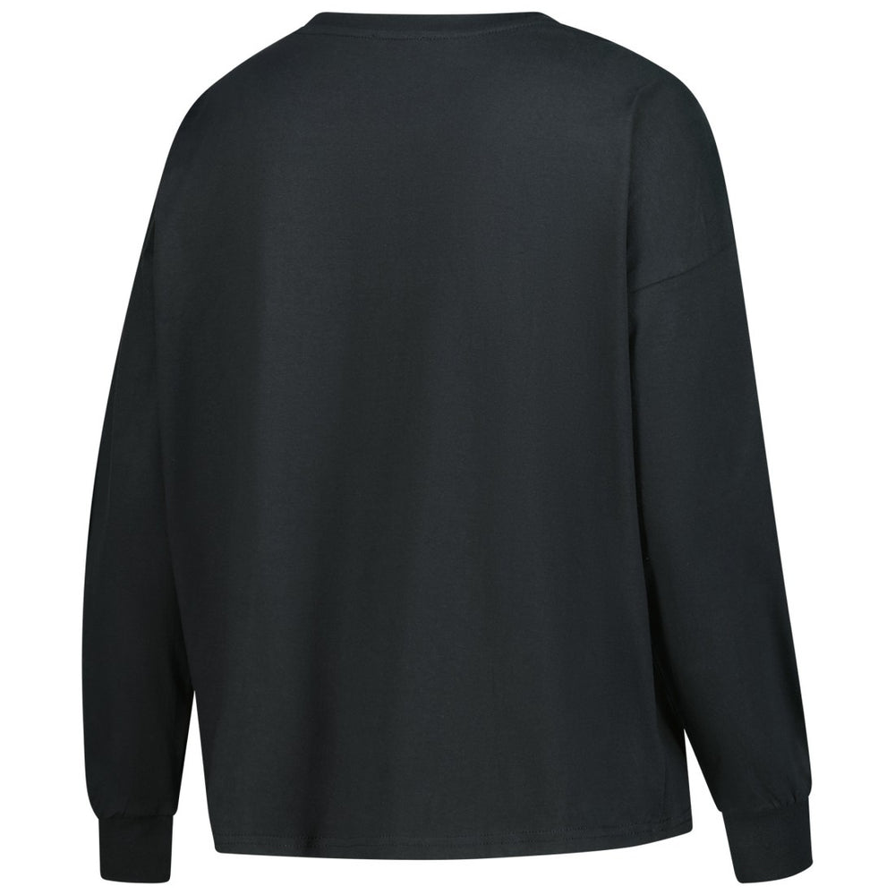 Detroit Lions '47 Women's Plus Size Muse Sydney Long Sleeve T-Shirt Black