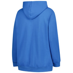 Detroit Lions '47 Women's Plus Size Whirlwind Naomi Hoodie Blue