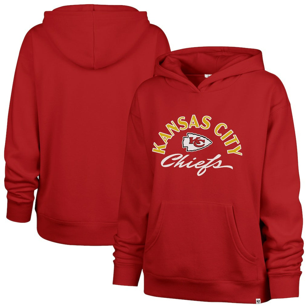 Kansas City Chiefs '47 Women's Plus Size Whirlwind Naomi Hoodie Red