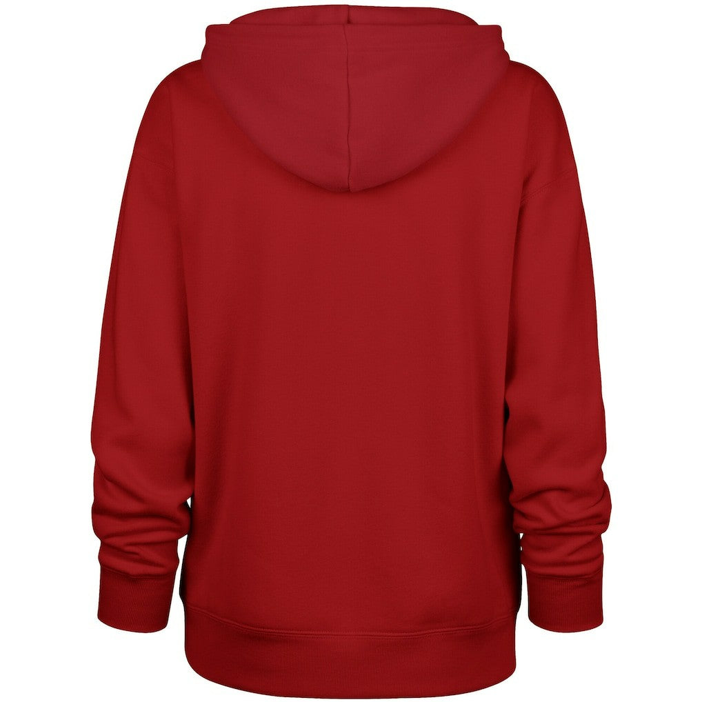 San Francisco 49ers '47 Women's Plus Size Whirlwind Naomi Hoodie Scarlet