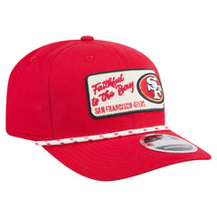 San Francisco 49ers New Era Chant 9SEVENTY Stretch-Snap Hat Scarlet