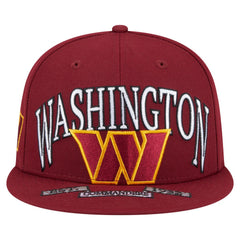 Washington Commanders New Era Oversized 59FIFTY Fitted Hat Burgundy