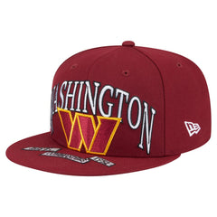 Washington Commanders New Era Oversized 59FIFTY Fitted Hat Burgundy
