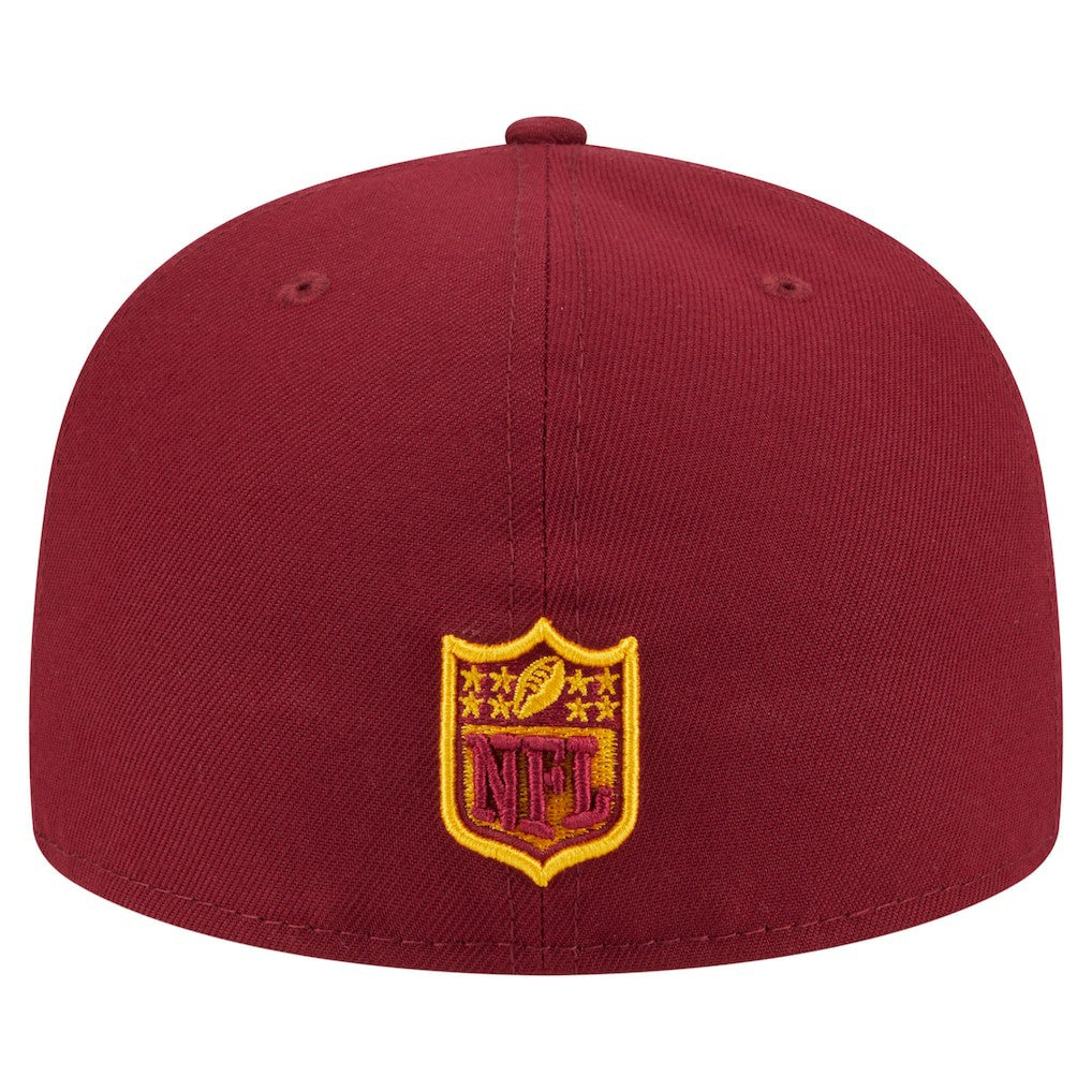 Washington Commanders New Era Oversized 59FIFTY Fitted Hat Burgundy