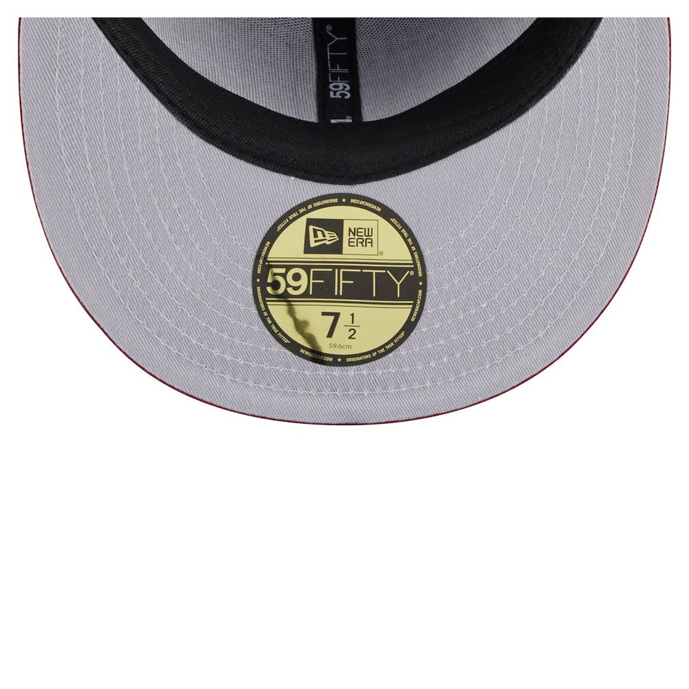 Washington Commanders New Era Oversized 59FIFTY Fitted Hat Burgundy