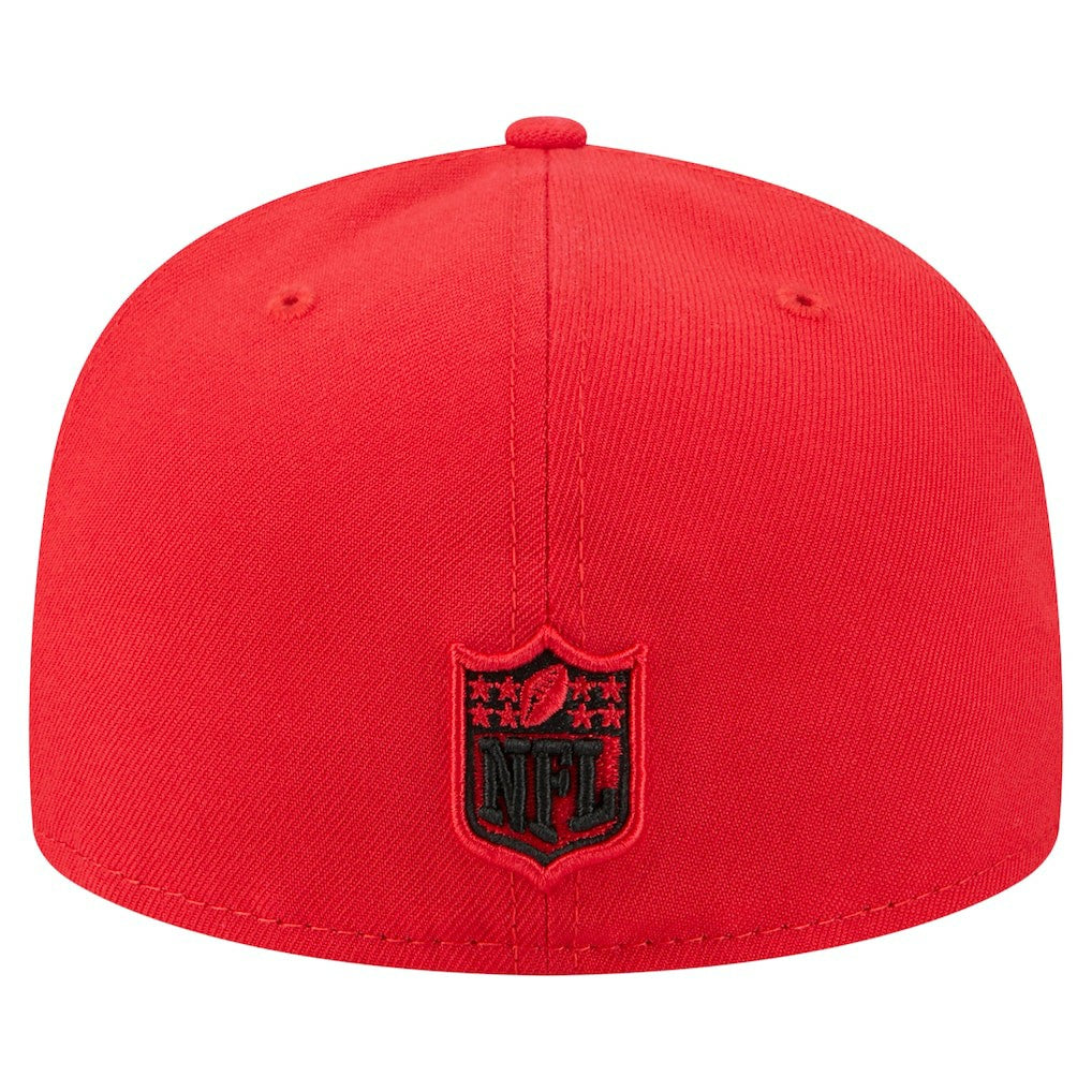 Kansas City Chiefs New Era Oversized 59FIFTY Fitted Hat Red
