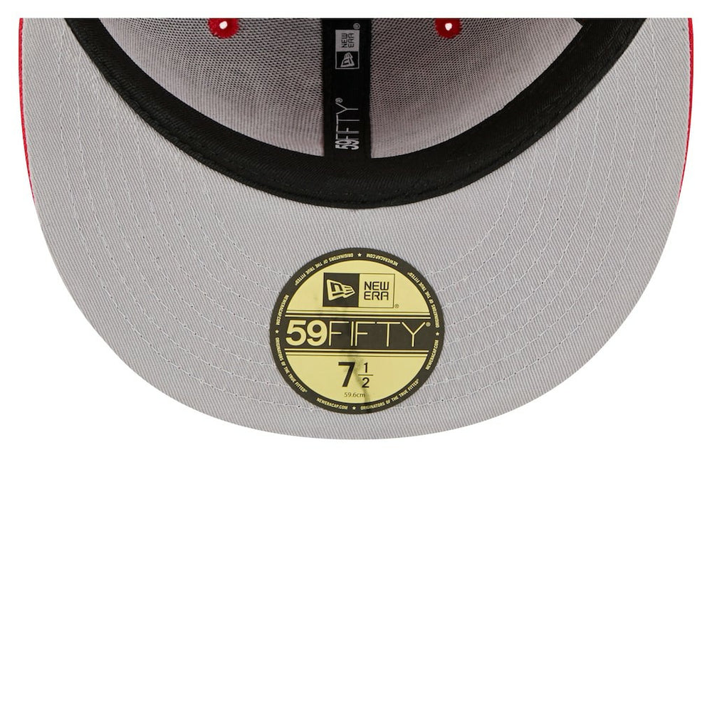 Kansas City Chiefs New Era Oversized 59FIFTY Fitted Hat Red