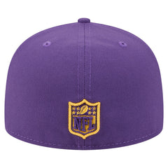 Minnesota Vikings New Era Oversized 59FIFTY Fitted Hat Purple