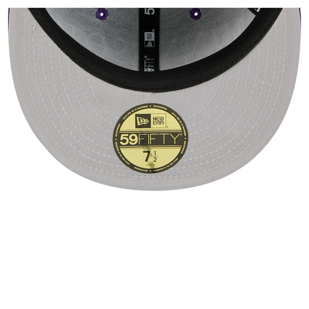 Minnesota Vikings New Era Oversized 59FIFTY Fitted Hat Purple