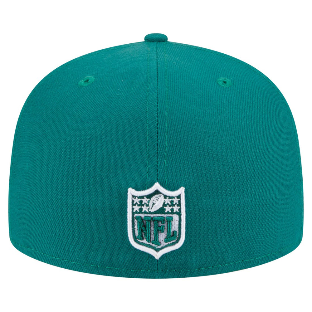 New York Jets New Era Oversized 59FIFTY Fitted Hat Green