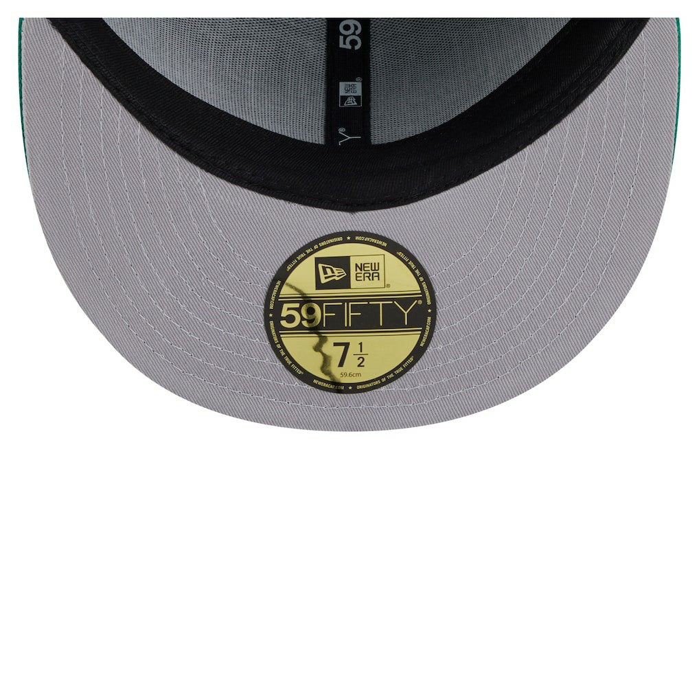 Philadelphia Eagles New Era Throwback Oversized 59FIFTY Fitted Hat Kelly Green