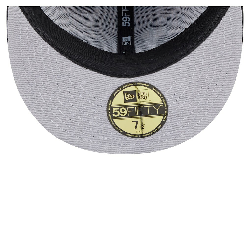 Pittsburgh Steelers New Era Oversized 59FIFTY Fitted Hat Black