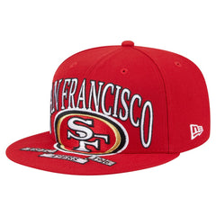 San Francisco 49ers New Era Oversized 59FIFTY Fitted Hat Scarlet
