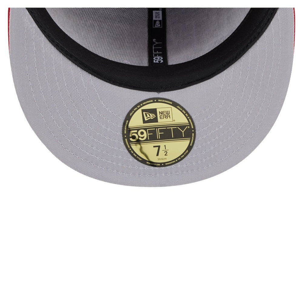 San Francisco 49ers New Era Oversized 59FIFTY Fitted Hat Scarlet