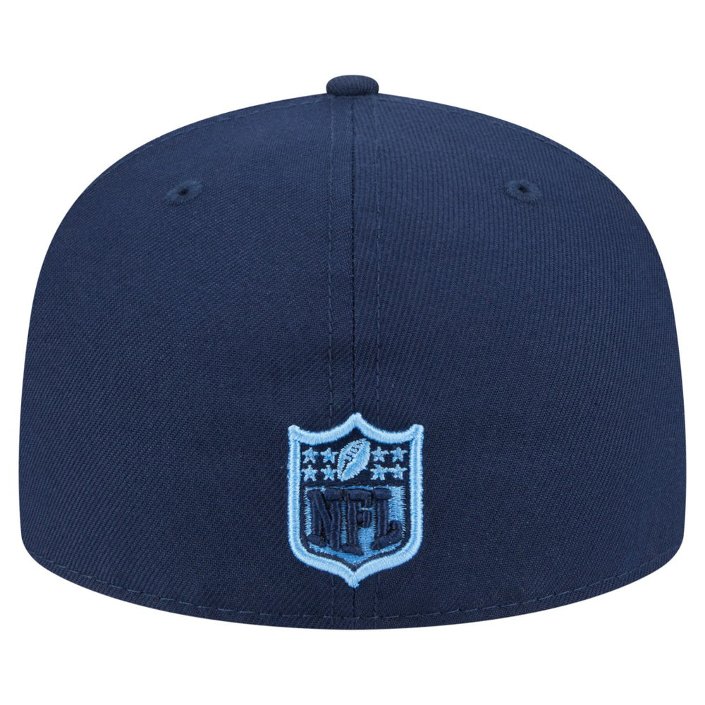 Tennessee Titans New Era Oversized 59FIFTY Fitted Hat Navy