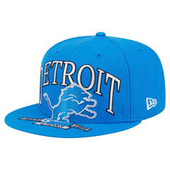 Detroit Lions New Era Oversized 59FIFTY Fitted Hat Blue