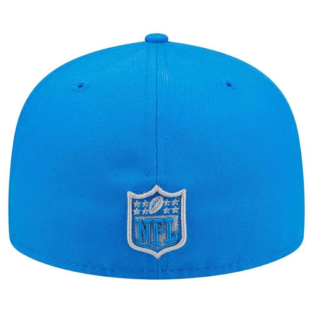 Detroit Lions New Era Oversized 59FIFTY Fitted Hat Blue