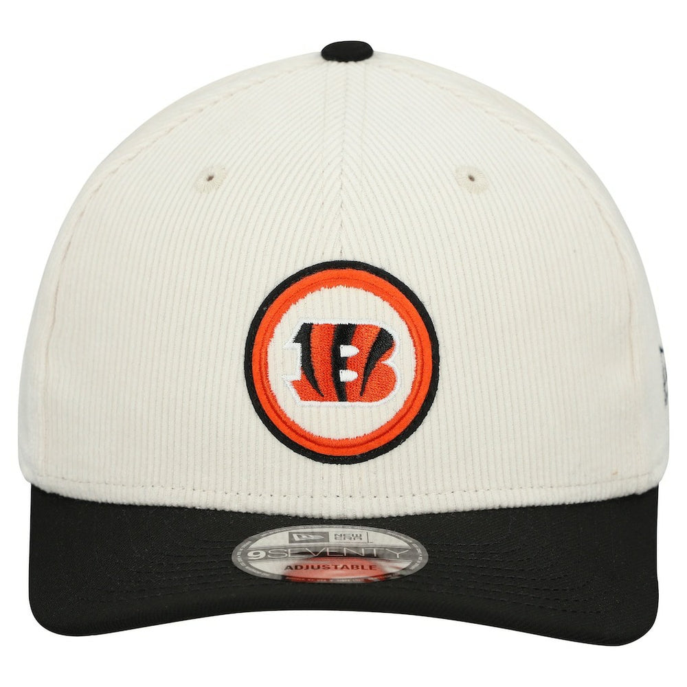 Cincinnati Bengals New Era Loyal Corduroy 9SEVENTY Adjustable Hat Stone
