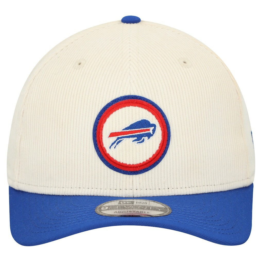Buffalo Bills New Era Loyal Corduroy 9SEVENTY Adjustable Hat Stone