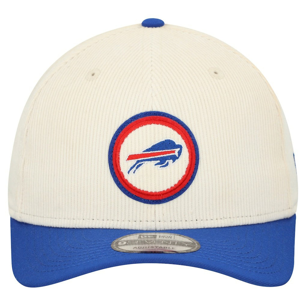 Buffalo Bills New Era Loyal Corduroy 9SEVENTY Adjustable Hat Stone